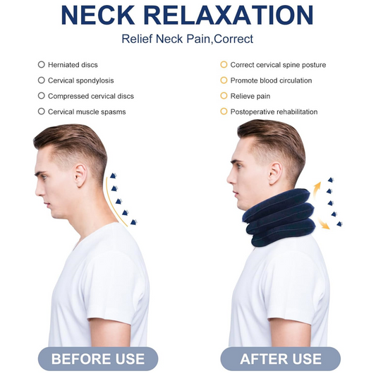 Cervical Neck Traction Device, Neck Stretcher for Instant Neck Pain Relief