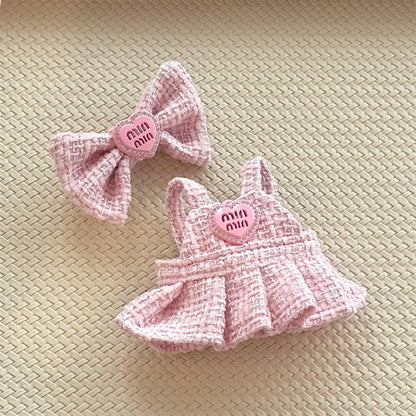 17cm Doll Clothes Set & Outfit Set for 17cm Dolls - Premium Fashion Dresses with Accessories, Luxury Chic Doll Clothing & Style Bundle,Just Clothes(Style E)
